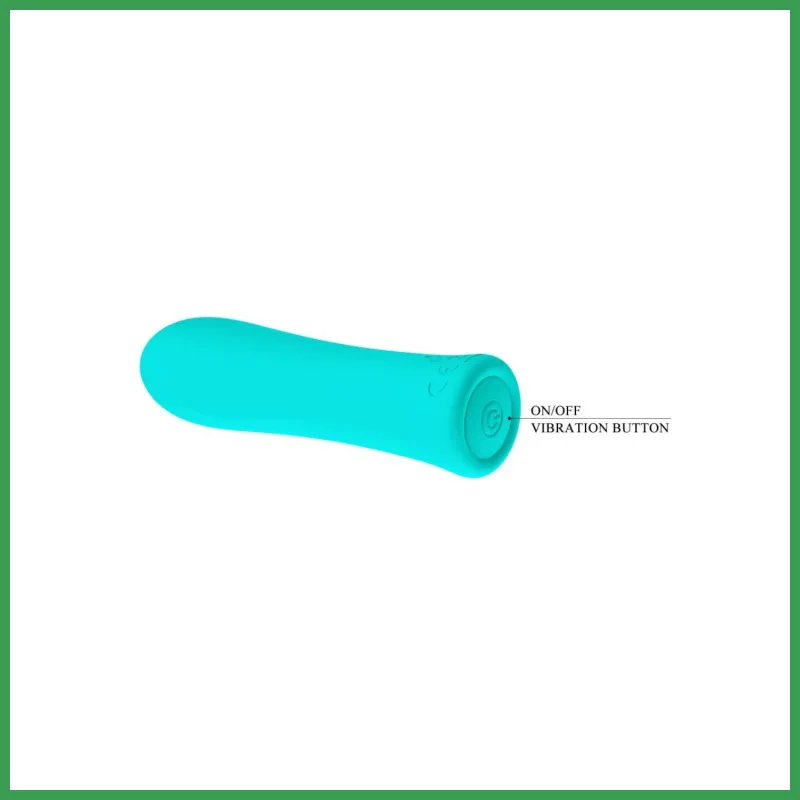 Pretty Alfreda Green vibrátor,akkus test1-taskasrendszer-hu 2